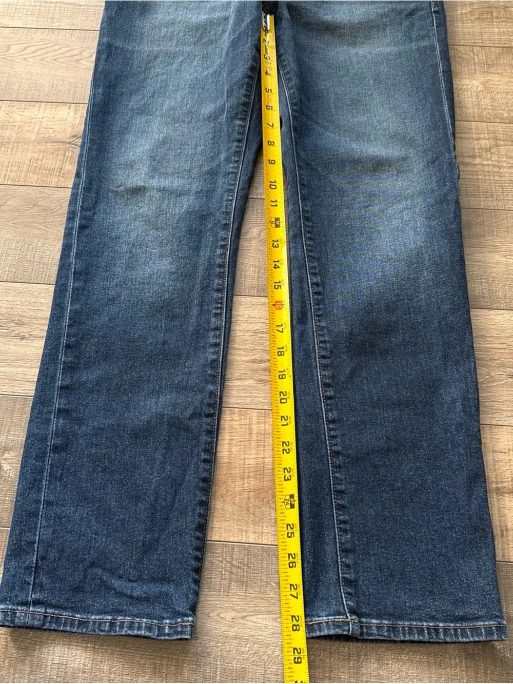J Crew flex straight Men's Dark Blue Straight-Leg Jeans 30x30